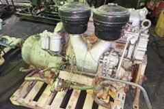 Судовой двигатель ЯАЗ-204А и реверс-редуктор для катера БМК-130, с хранения