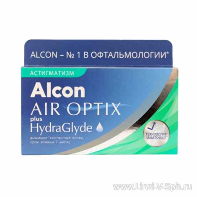 Астигматические на месяц Ciba Vision - Alcon AIR Optix For Astigmatism HydraGlyde Санкт-Петербург - изображение 1