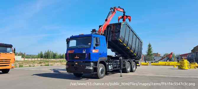 Ломовоз МАЗ 631228 с КУ Palfinger ВМ10-74 Санкт-Петербург - изображение 1