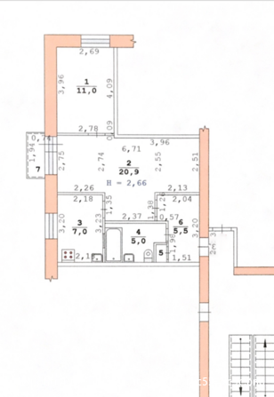 Продам 2-комнатную квартиру 50 м², этаж 3/3 Екатеринбург - изображение 4