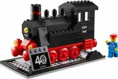 Конструктор LEGO 40370 Железная дорога LEGO 40-летний юбилей