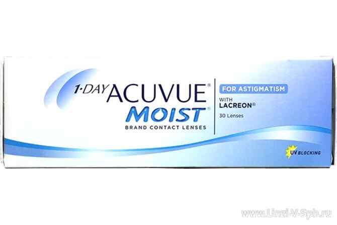 Астигматические однодневные Johnson&Johnson 1-DAY Acuvue MOIST for Astigmatism Санкт-Петербург - изображение 1