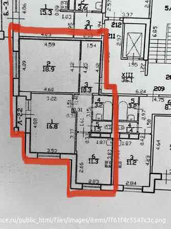 Продам 2-комнатную квартиру 65 м², этаж 9/9,ЕВР,ПП,ул.Ростовская,17/4,м.Купчино-20м/трансп Санкт-Петербург - изображение 2