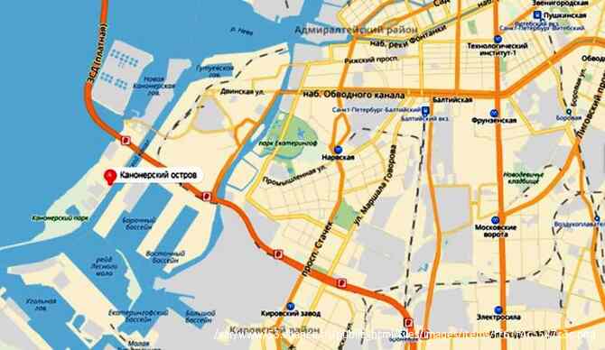 Гараж на Канонерском острове, м. Балтийская, за 4500 в месяц. Санкт-Петербург - изображение 1