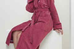 Рубиновый махровый халат Luna di Giorno (Женские халаты)