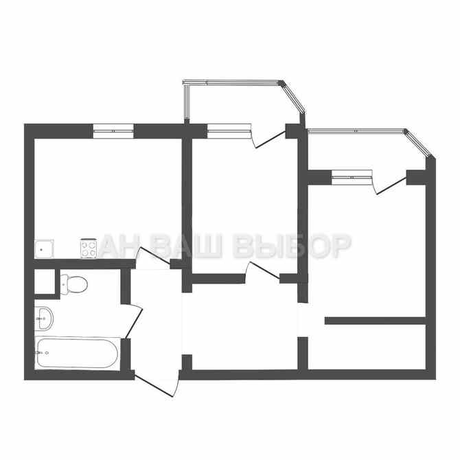 Продам 2-комнатную квартиру 66,3 м², этаж 7/10 Тюмень - изображение 2