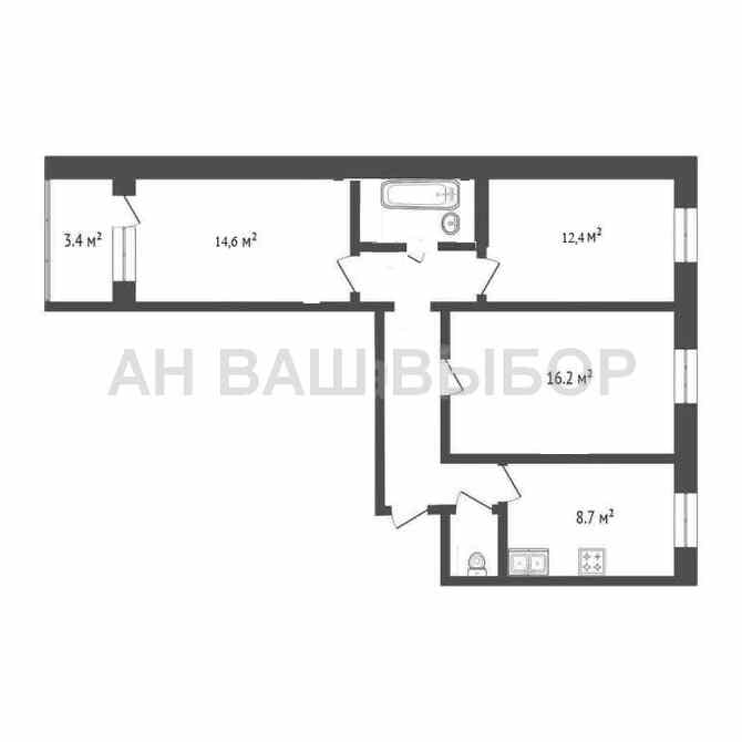 Продам 3-комнатную квартиру 65,5 м², этаж 8/10 Тюмень - изображение 2