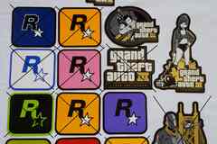 Наклейки GTA 3 и Rockstar Games