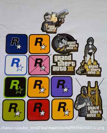 Наклейки GTA 3 и Rockstar Games Санкт-Петербург - изображение 1