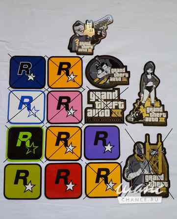 Наклейки GTA 3 и Rockstar Games Санкт-Петербург - изображение 1