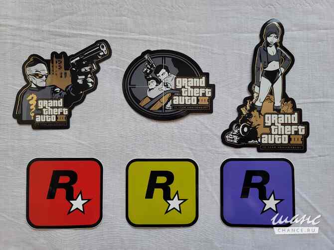 Наклейки GTA 3 и Rockstar Games Санкт-Петербург - изображение 1