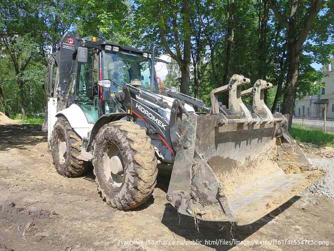 Экскаватор-погрузчик Hidromek 102 S, 2021 г., 2 ковша, вилы Санкт-Петербург - изображение 5