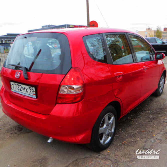 Honda Jazz 2008 года АКПП красный металлик хэтчбек Санкт-Петербург - изображение 4