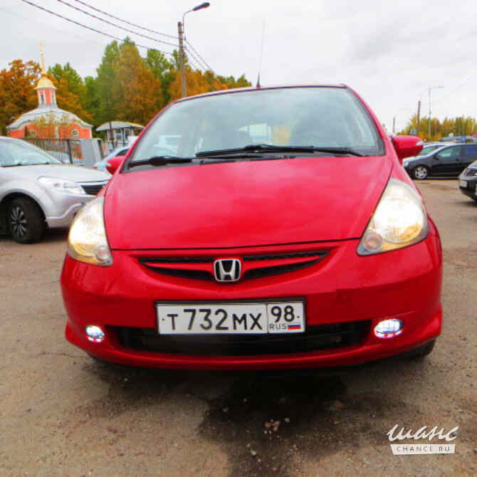 Honda Jazz 2008 года АКПП красный металлик хэтчбек Санкт-Петербург - изображение 3