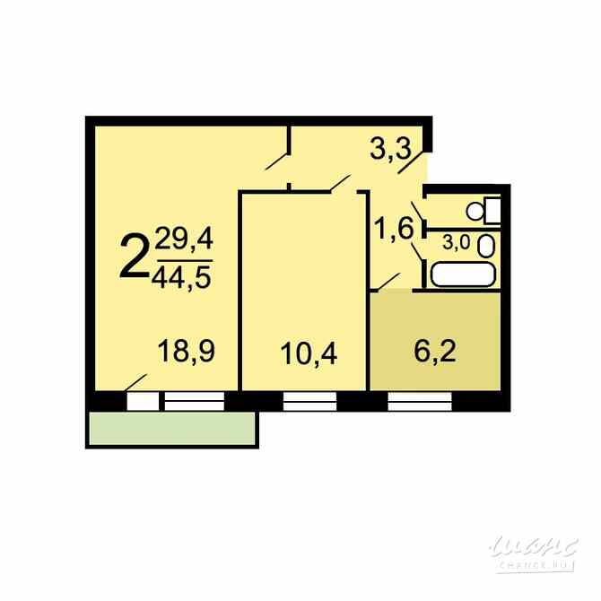 Продам 2-комнатную квартиру 45 м², этаж 6/9 Кунцевская Москва - изображение 8