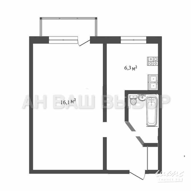 Продам 1-комнатную квартиру 28,3 м², этаж 2/5 Тюмень - изображение 4