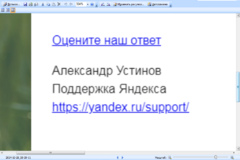 Поддержка Яндекс Александр Устинов ( ГНИДА Устинов )