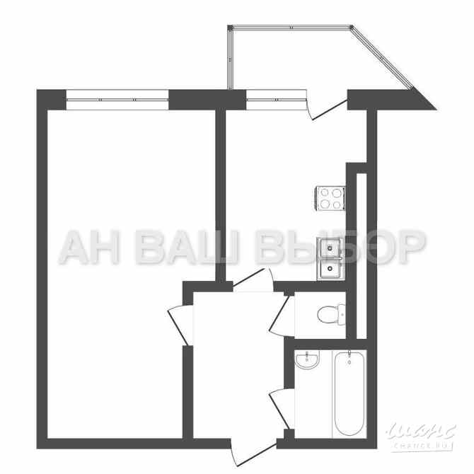 Продам 1-комнатную квартиру 41,5 м², этаж 6/17 Тюмень - изображение 2