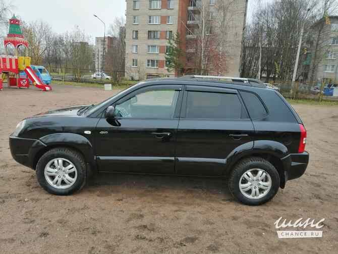 Hyundai Tucson 2008 года 2.7 АКПП черный металлик внедорожник. отл.сост НЕ БИТ. ВСЕ ТО у ОФ ,ДИЛЕРА Санкт-Петербург - изображение 6