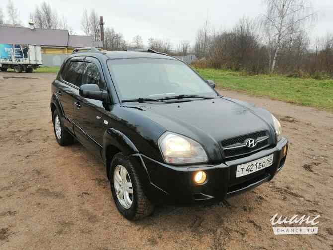 Hyundai Tucson 2008 года 2.7 АКПП черный металлик внедорожник. отл.сост НЕ БИТ. ВСЕ ТО у ОФ ,ДИЛЕРА Санкт-Петербург - изображение 2