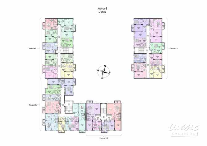 2-к квартира, 62.59 м², этаж 4/4 Ломоносов - изображение 1