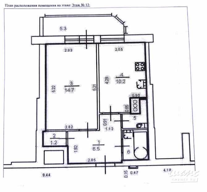 1-к квартира, 36.6 м², этаж 12/25 Санкт-Петербург - изображение 3