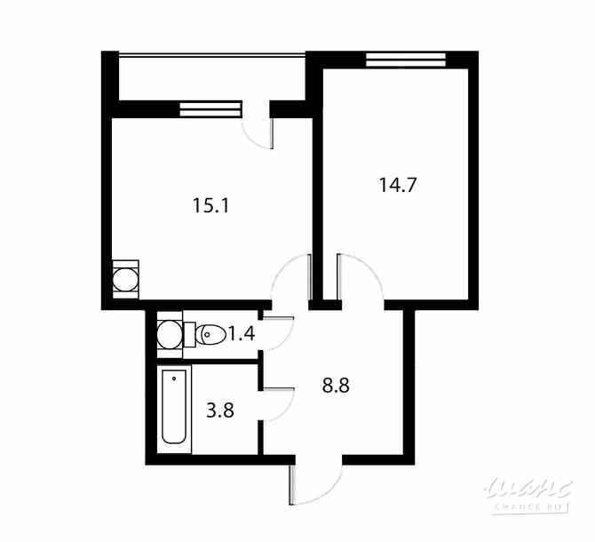 Продам 1-комнатную квартиру 43,8 м², этаж 15/25 Лесная Санкт-Петербург - изображение 10