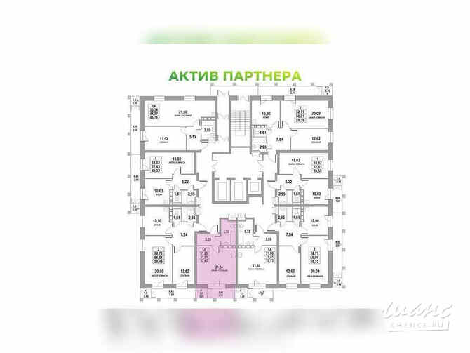 1-к квартира, 32.62 м², этаж 7/24 Томск - изображение 1