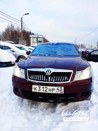 Skoda Octavia 2010 года АКПП вишневый металлик седан Санкт-Петербург - изображение 2