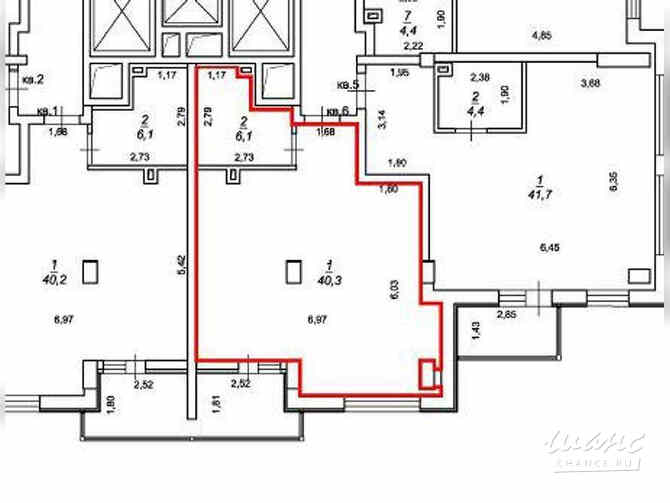 1-к квартира, 46.4 м², этаж 5/22 Владивосток - изображение 2