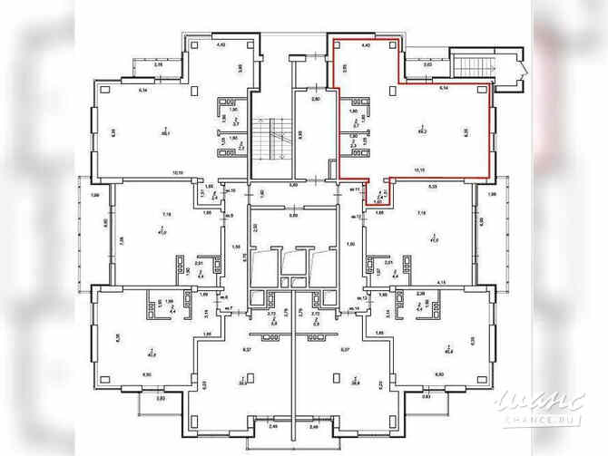 1-к квартира, 77.5 м², этаж 6/22 Владивосток - изображение 1