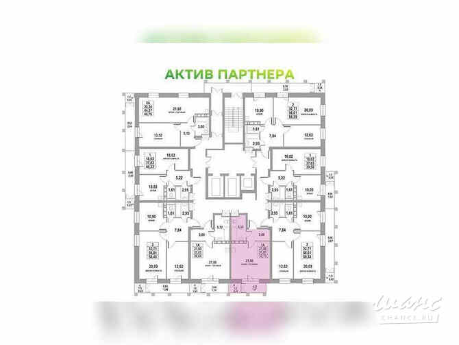 1-к квартира, 32.73 м², этаж 7/24 Томск - изображение 1