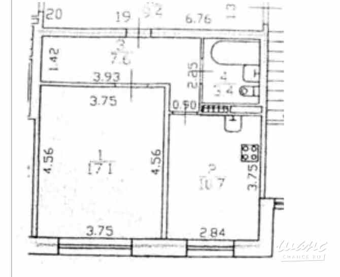 1-к квартира, 38.8 м², этаж 4/5 Санкт-Петербург - изображение 3