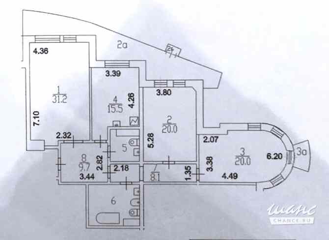 3-к квартира, 117.9 м², этаж 14/23 Москва - изображение 3