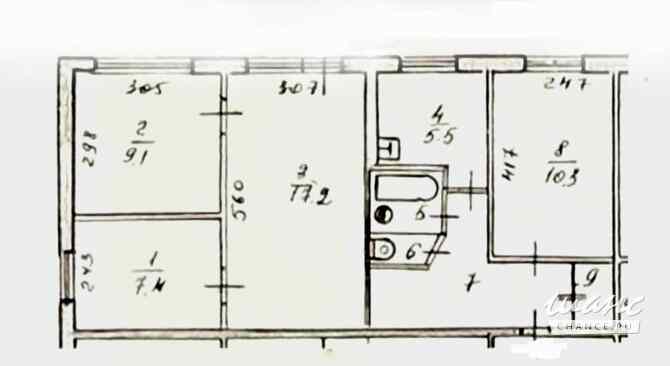 4-к квартира, 60.7 м², этаж 1/5 Петропавловск-Камчатский - изображение 3