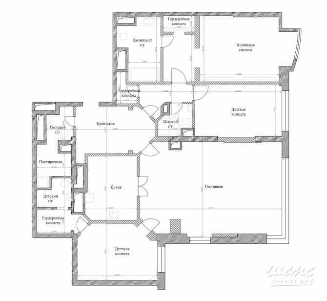 4-к квартира, 176 м², этаж 24/48 Москва - изображение 3