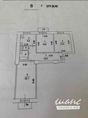 3-к квартира, 79.2 м², этаж 5/5 Москва - изображение 3