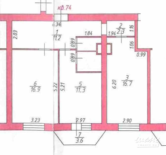 2-к квартира, 63.6 м², этаж 7/9 Москва - изображение 3