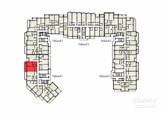 1-к квартира, 61.4 м², этаж 5/13 Калининград - изображение 4