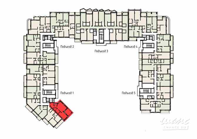 2-к квартира, 65 м², этаж 6/13 Калининград - изображение 3