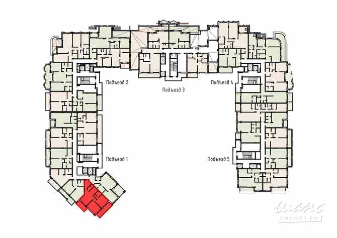 2-к квартира, 77.8 м², этаж 4/13 Калининград - изображение 3