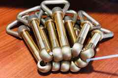 Гайки барашки, болты откидные судовые латунные ЛС 59