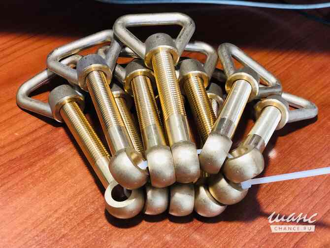 Гайки барашки, болты откидные судовые латунные ЛС 59 Тюмень - изображение 1