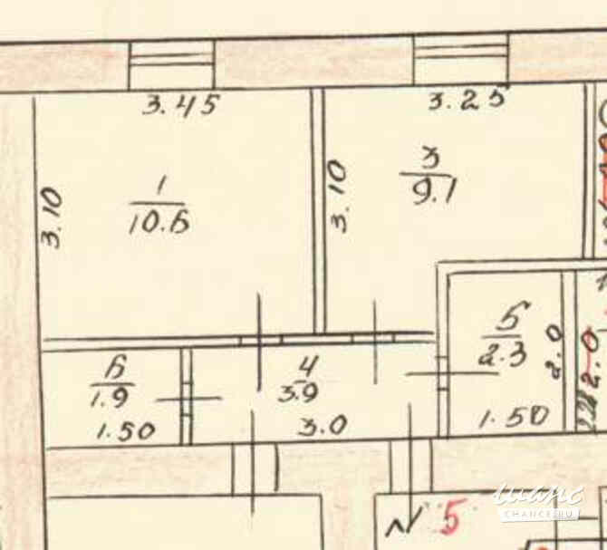 2-к квартира, 43.1 м², этаж 1/2 Захарово - изображение 9