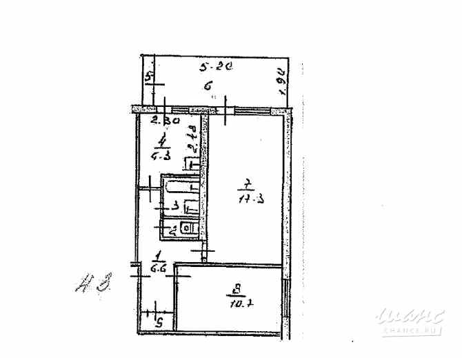 2-к квартира, 45.9 м², этаж 1/5 Крым - изображение 3