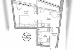 1-к квартира, 36.5 м², этаж 8/10