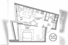 2-к квартира, 55.6 м², этаж 4/10