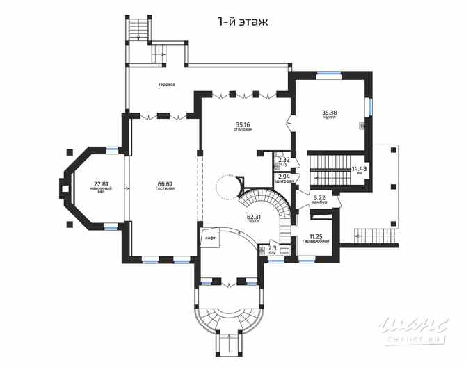 Коттедж 1360 м², Мира улица, 21 Выборг - изображение 3