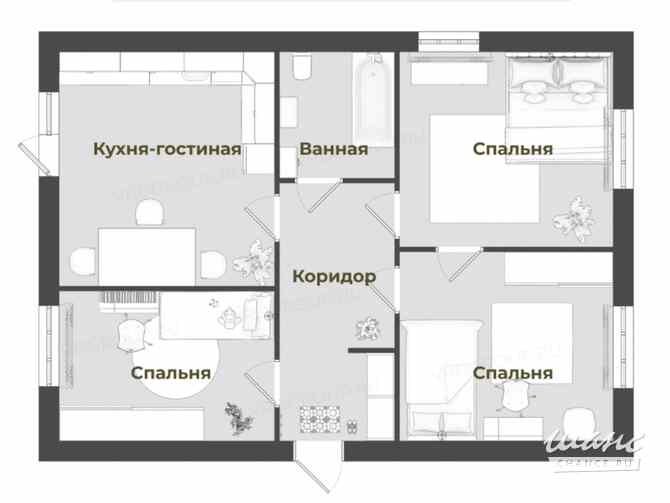 Коттедж 60 м², Сиреневый проезд Москва - изображение 3
