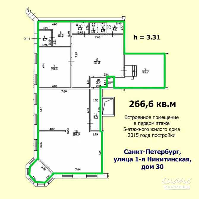 Аренда помещения различного назначения 266 м² Санкт-Петербург Санкт-Петербург - изображение 6